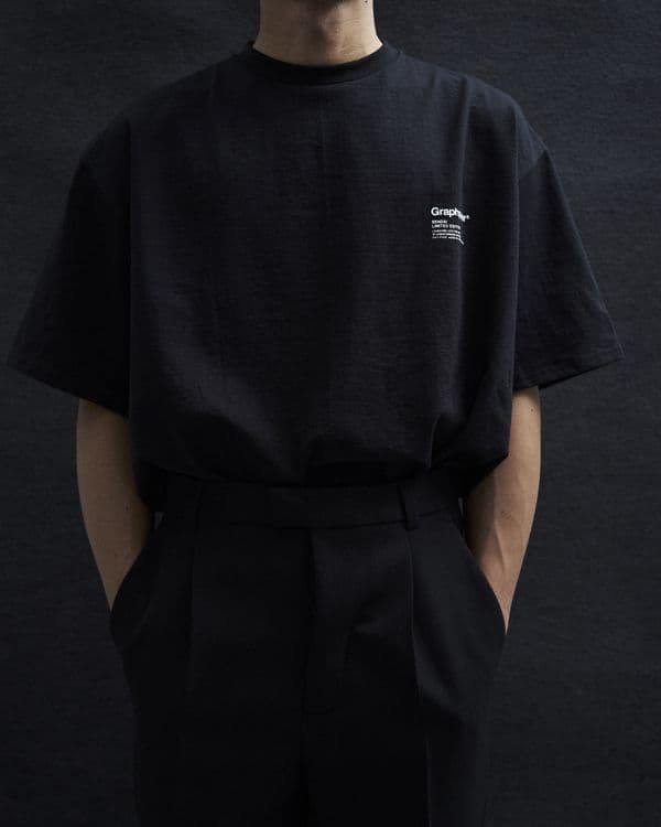 Oversized black T shirt