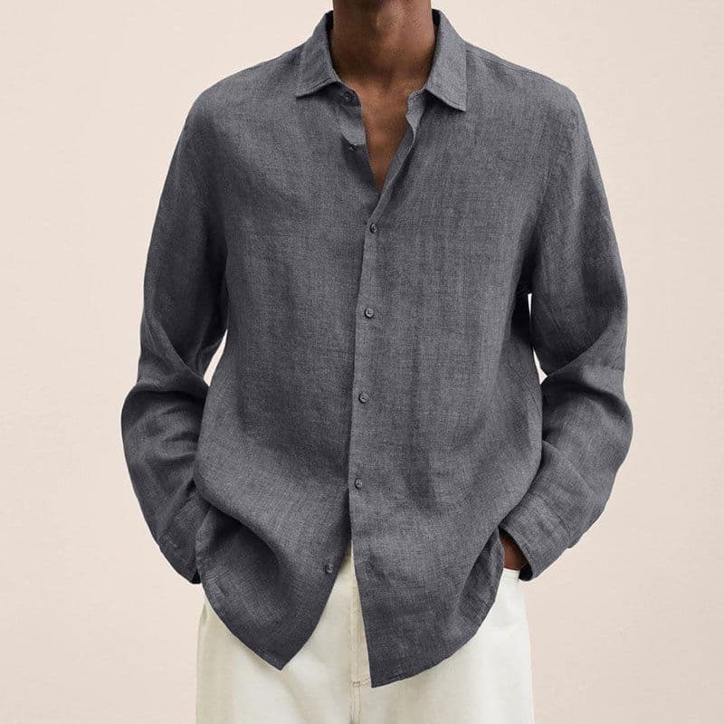 Grey oversized shirt